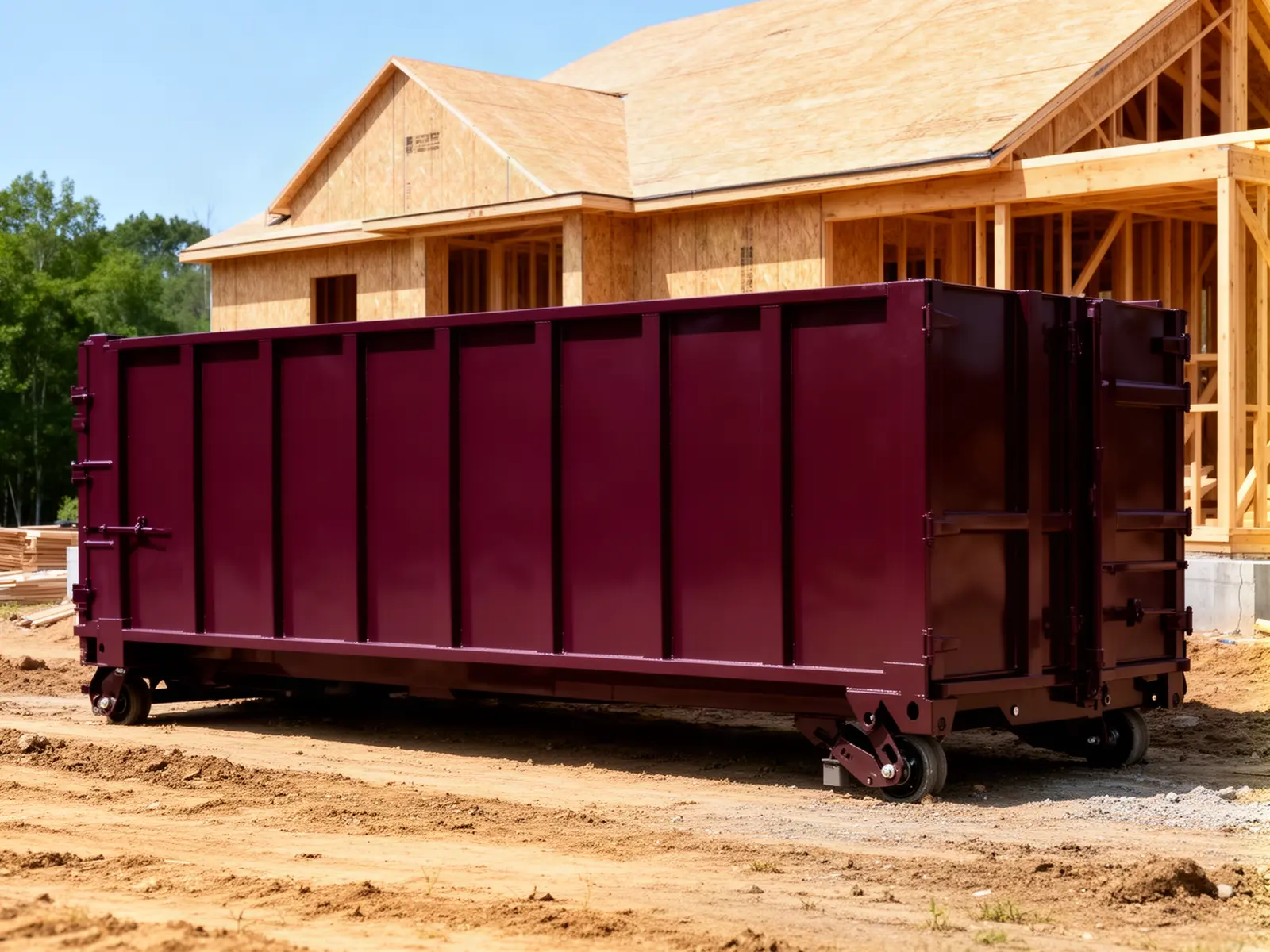 Roll-off dumpster from Sherman Dumpster Rental in Frisco, TX